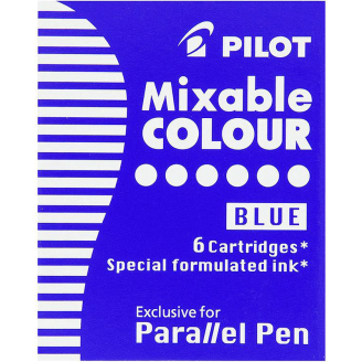 Pilot Parallel Cartucho recarga azul - (Set de 6 unidades)